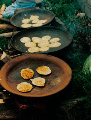 tortillas de tiesto